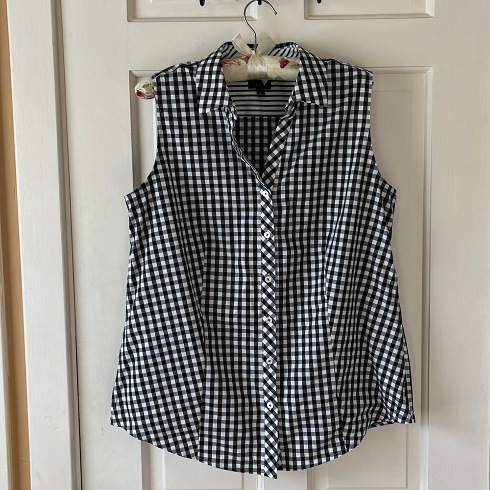 Talbots non iron sleeveless top.